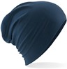 Beechfield CB368 Hemsedal Cotton Slouch Beanie - French Navy - One Size afbeelding