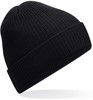 Beechfield CB376R Polylana® Ribbed Beanie - Black - One Size afbeelding