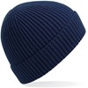 Beechfield CB380 Engineered Knit Ribbed Beanie - Oxford Navy - One Size afbeelding