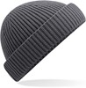 Beechfield CB383R Harbour Beanie - Graphite Grey - One Size afbeelding