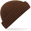 Beechfield CB383R Harbour Beanie - Walnut - One Size afbeelding