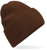 Beechfield CB384R Oversized Cuffed Beanie - Walnut - One Size afbeelding