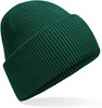 Beechfield CB385R Classic Engineered Deep Cuffed Beanie - Bottle Green - One Size afbeelding