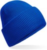Beechfield CB385R Classic Engineered Deep Cuffed Beanie - Bright Royal - One Size afbeelding
