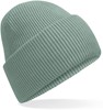 Beechfield CB385R Classic Engineered Deep Cuffed Beanie - Dusty Green - One Size afbeelding