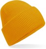 Beechfield CB385R Classic Engineered Deep Cuffed Beanie - Mustard - One Size afbeelding