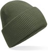 Beechfield CB385R Classic Engineered Deep Cuffed Beanie - Olive Green - One Size afbeelding