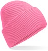 Beechfield CB385R Classic Engineered Deep Cuffed Beanie - True Pink - One Size afbeelding