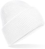 Beechfield CB385R Classic Engineered Deep Cuffed Beanie - White - One Size afbeelding