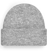 Beechfield CB386 Cosy Ribbed Beanie - Grey Marl - One Size afbeelding