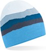 Beechfield CB394R Mountain Peaks Pull-On Beanie - Glacier Peaks - One Size afbeelding