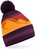 Beechfield CB395R Mountain Peaks Pom Pom Beanie - Desert Peaks - One Size afbeelding