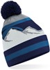 Beechfield CB395R Mountain Peaks Pom Pom Beanie - Rocky Peaks - One Size afbeelding