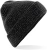 Beechfield CB407 Reflective Beanie - Black - One Size afbeelding