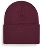 Beechfield CB40R Original Deep Cuffed Beanie - Burgundy - One Size afbeelding