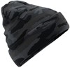 Beechfield CB419 Camo Cuffed Beanie - Midnight Camo - One Size afbeelding