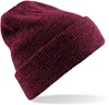 Beechfield CB425 Heritage Beanie - Antique Burgundy - One Size afbeelding