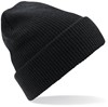 Beechfield CB425 Heritage Beanie - Black - One Size afbeelding