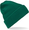 Beechfield CB425 Heritage Beanie - Bottle Green - One Size afbeelding