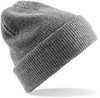 Beechfield CB425 Heritage Beanie - Heather Grey - One Size afbeelding