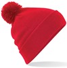 Beechfield CB426 Original Pom Pom Beanie - Classic Red - One Size afbeelding