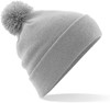 Beechfield CB426 Original Pom Pom Beanie - Light Grey - One Size afbeelding