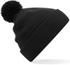 Beechfield CB426B Junior Original Pom Pom Beanie - Black - One Size afbeelding