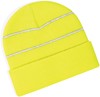 Beechfield CB42 Enhanced-Viz Beanie - Fluorescent Yellow - One Size afbeelding