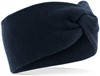 Beechfield CB432 Twist Knit Headband - French Navy - One Size afbeelding