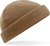 Beechfield CB43R Recycled Mini Fisherman Beanie - Biscuit - One Size afbeelding