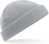Beechfield CB43R Recycled Mini Fisherman Beanie - Light Grey - One Size afbeelding