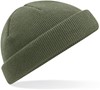 Beechfield CB43R Recycled Mini Fisherman Beanie - Olive Green - One Size afbeelding