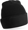 Beechfield CB445 Original Patch Beanie - Black - One Size afbeelding