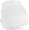 Beechfield CB445 Original Patch Beanie - White - One Size afbeelding
