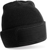 Beechfield CB445R Recycled Original Patch Beanie - Black - One Size afbeelding