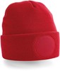 Beechfield CB446 Circular Patch Beanie - Classic Red - One Size afbeelding