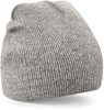 Beechfield CB44 Original Pull-On Beanie - Heather Grey - One Size afbeelding