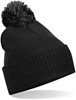 Beechfield CB450 Snowstar® Beanie - Black/Graphite Grey - One Size afbeelding