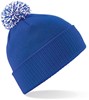 Beechfield CB450 Snowstar® Beanie - Bright Royal/White - One Size afbeelding