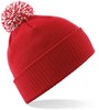 Beechfield CB450 Snowstar® Beanie - Classic Red/White - One Size afbeelding