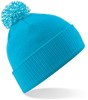 Beechfield CB450 Snowstar® Beanie - Surf Blue/Off White - One Size afbeelding