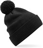 Beechfield CB450N Organic Cotton Snowstar® Beanie - Black - One Size afbeelding