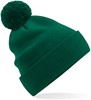 Beechfield CB450N Organic Cotton Snowstar® Beanie - Bottle Green - One Size afbeelding