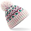 Beechfield CB458 Blizzard Bobble Beanie - Sherbet Dip - One Size afbeelding