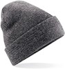 Beechfield CB45 Original Cuffed Beanie - Antique Grey - One Size afbeelding