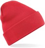 Beechfield CB45 Original Cuffed Beanie - Bright Red - One Size afbeelding