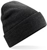 Beechfield CB45 Original Cuffed Beanie - Charcoal - One Size afbeelding