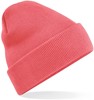 Beechfield CB45 Original Cuffed Beanie - Coral - One Size afbeelding