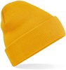 Beechfield CB45 Original Cuffed Beanie - Mustard - One Size afbeelding