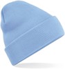 Beechfield CB45 Original Cuffed Beanie - Sky Blue - One Size afbeelding